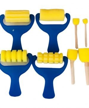 Sponge Roller Brush Set - Designs