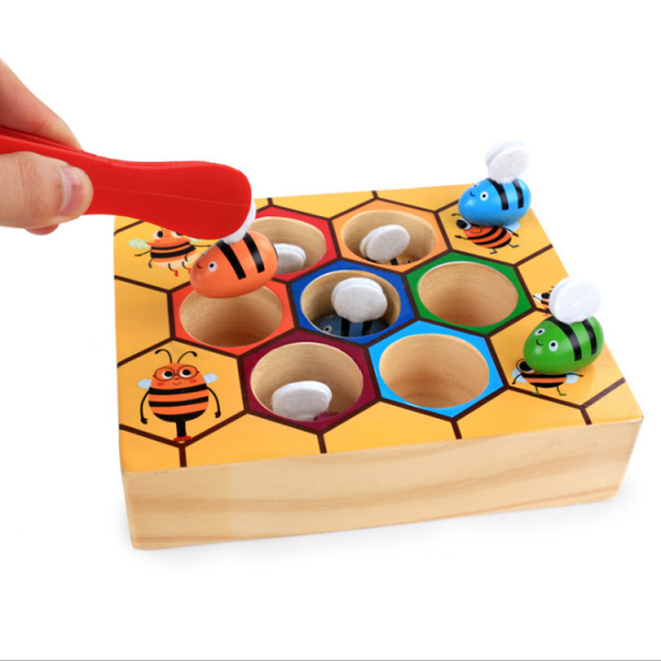 Bees and Beehive Stacking Cognitive Toy 6