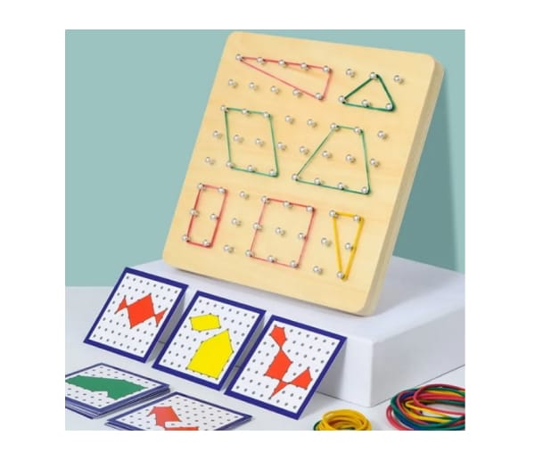 Geo Board Math and Shape Learning Toy