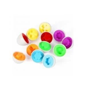 Matching Eggs - Geometry Shape Sorting and Fixing Educational Toy