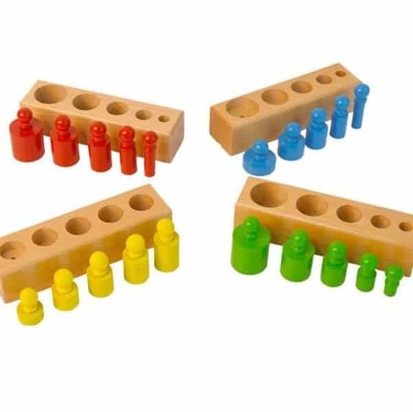 Montessori Cylinder Blocks - 0-3 Years