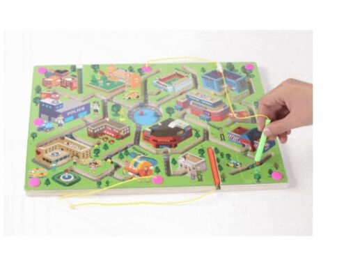 Magnetic Maze – City Game Educational Toy