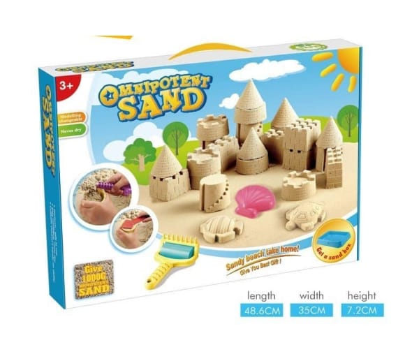 Kinetic Play Sand With Molds