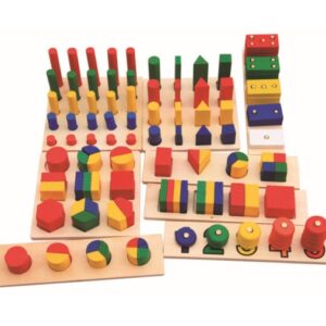 8 Pcs Geometry Shape Learning Blocks