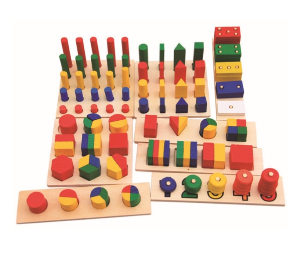 8 Pcs Geometry Shape Learning Blocks