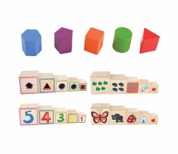 Nesting and Stacking Blocks - Wooden
