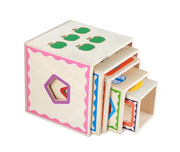 Numbers and Shapes Stacking Blocks - Ln Numbers and Shapes