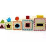 Numbers and Shapes Stacking Blocks - Wooden