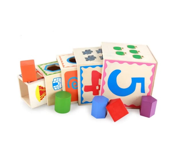 Numbers and Shapes Stacking Blocks