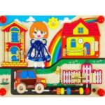 Activity Busy Board Girl – Locks and Latches