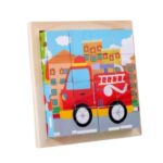 3D Wooden Block Puzzle - Vehicles