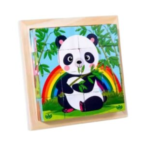 3D Wooden Block Puzzle - Wild Animals