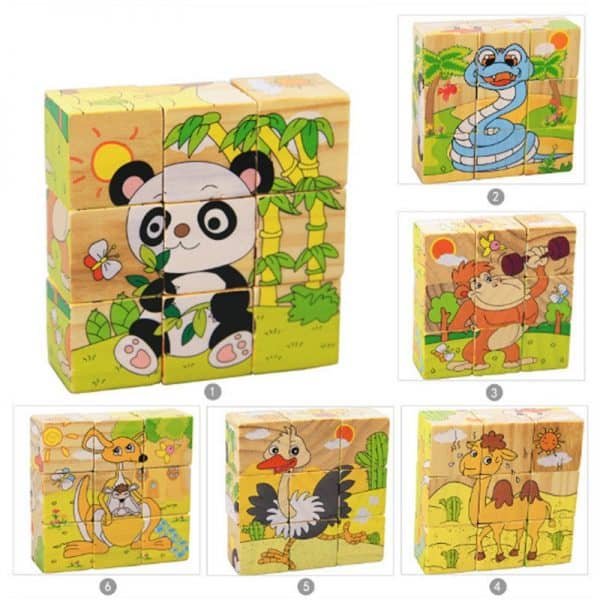 3D-Wooden-Puzzle Blocks-wild-animals-All Images