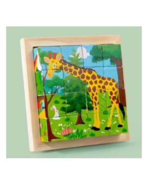 3D Wooden Block Puzzle - Wild Animal