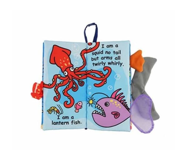 Washable Fabric Book - Ocean Tails Cloth Book