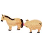 Farm Animals Set - Horse and Pig