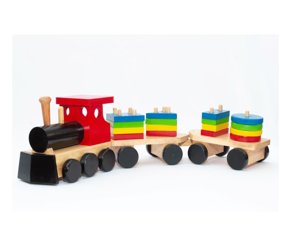 Shape Sorting Train - Educational Toy - Coloured