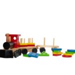 Shape Sorting Train - Educational Toy Set - Coloured