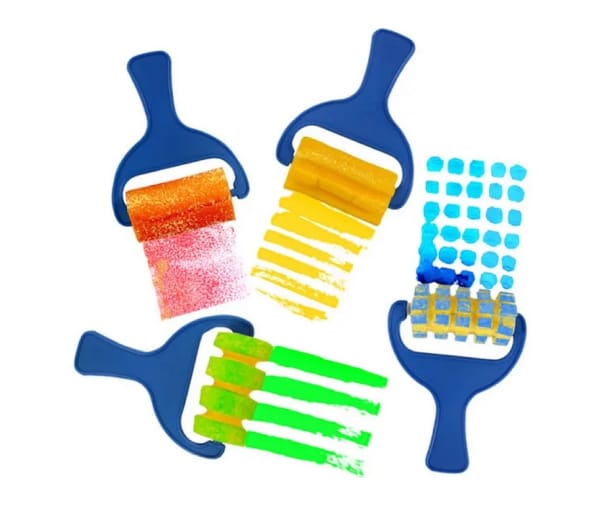 Sponge Roller Brush Set - Art Designs