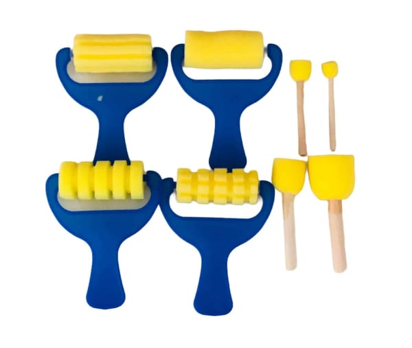 Sponge Roller Brush Set - Designs