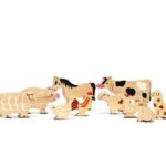 Wooden Farm Animals Set - Made in Sri Lanka