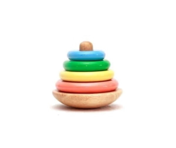 Wooden Ring Tower – 4 Colours