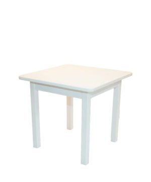 Nursery  Table - White 24inch by 24inch