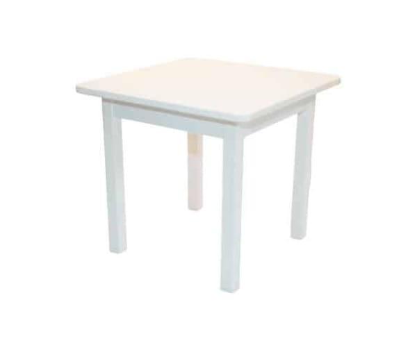 Nursery Table - White 24inch by 24inch - White