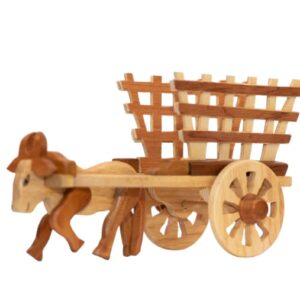 Old Sri Lankan Bullock Cart - Wooden Souvenir