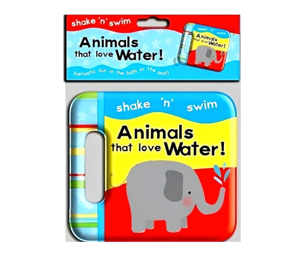 Bath Book- Animals Love Water.