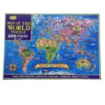 Map of the World - 200 pcs - Board Puzzle