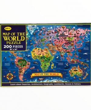 Map of the World - 200 pcs - Board Puzzle