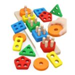 Wooden Geometric Sorter Educational Toy