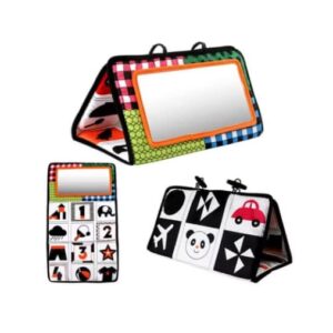 Foldable Tummy Time Mirrors - Infant Toy