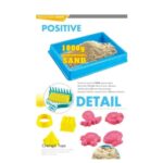 Kinetic Play Sand With Molds - Play Set