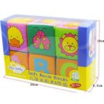 Soft Rattle Block for Toddlers and Infant at Edutoys