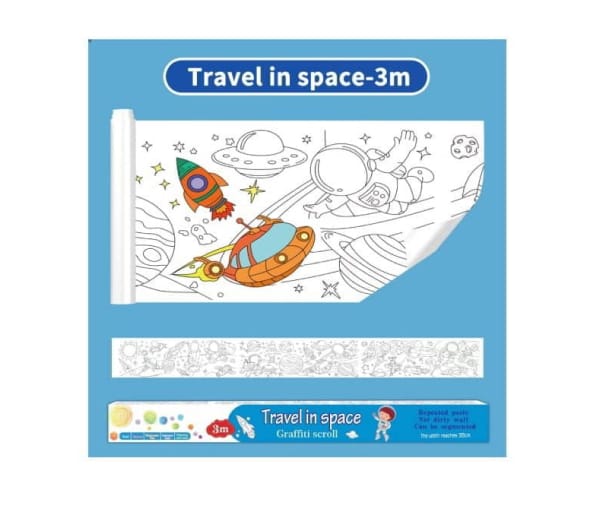 Graffiti Scroll – Travel in Space