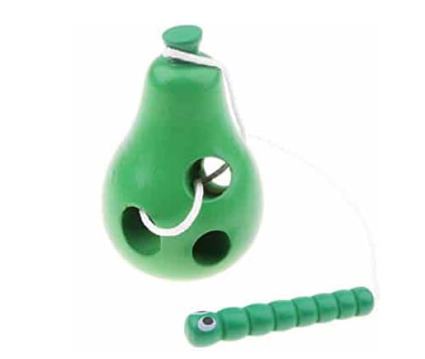 Hungry Caterpillar - Threading Activity Toy - Pear