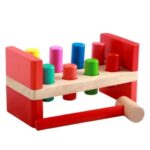 Pound and Play Wooden Pounding Bench