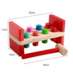 Pound and Play Wooden Pounding Bench - Educational Toy