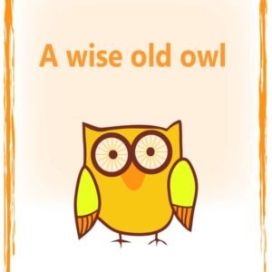 A-Wise-Old-Owl Nursery Rhyme
