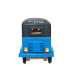 Handmade Wooden Tuk Tuk - Wooden - Sri Lankan Souvenier Blue