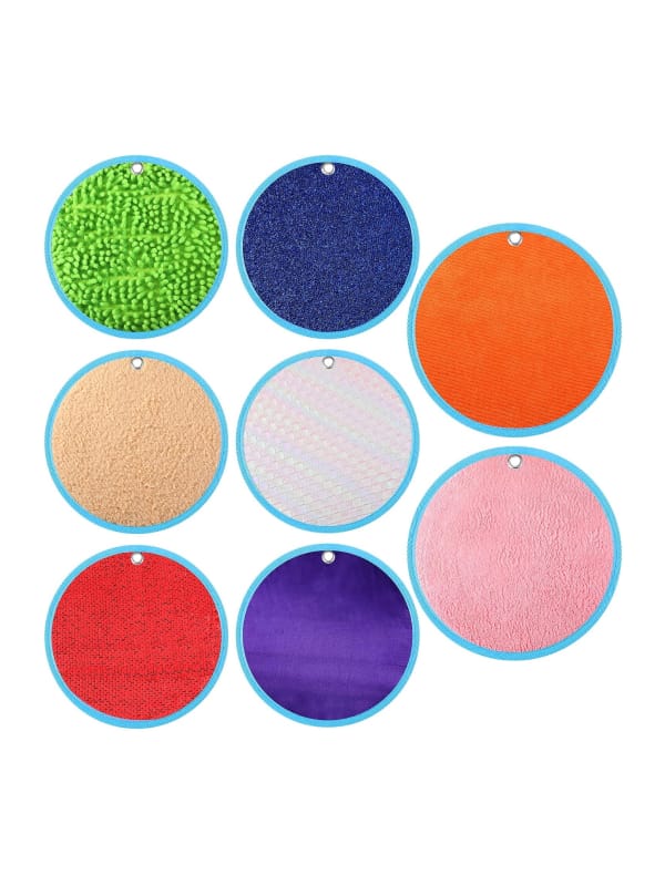 8 Pieces Sensory Mini Mats - Sensory Toy