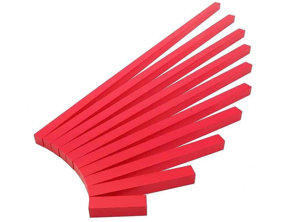 Red Rods - Montessori Materials