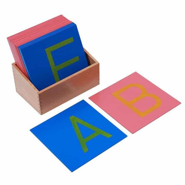 Sandpaper Letters - Upper Case Montessori