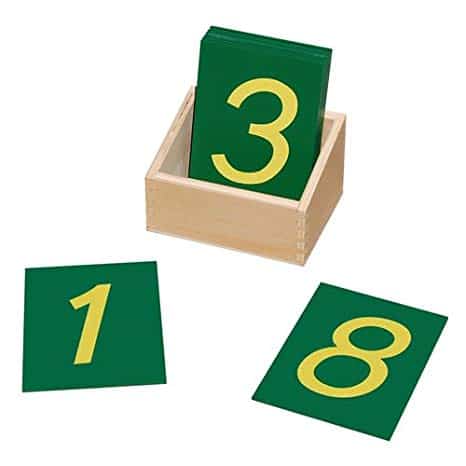 Montessori Sandpaper Number Set 2